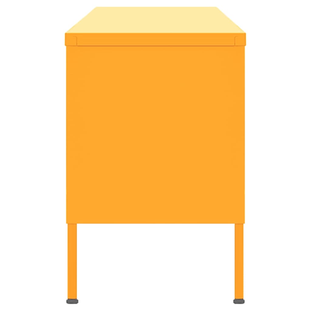 TV Cabinet Mustard Yellow 105x35x50 cm Steel